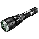 Soonfire V06 Tactical Flashlight:Cree XM-L2 U2 LED,1053 Lumens with An Effective Range of 290 Meters,Ultra Bright Tactical Flashlight with Rechargeable Lithium Battery