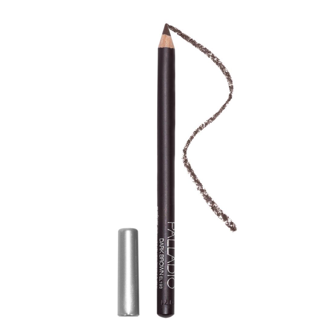 Palladio Wooden Eyeliner Pencil, Thin Pencil Shape, Easy Application, Firm yet Smooth Formula, Perfectly Outlined Eyes, Contour and Line, Long Lasting, Rich Pigment, Dark Brown — image 1