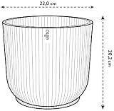 elho Vibes Fold Round 22 Flower Pot 100% Recycled Plastic Ø22cm Blue view 18