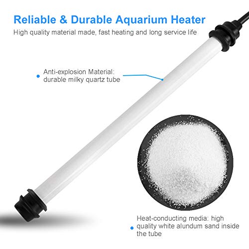 2 Hygger+Submersible+Adjustable+Heat+Resistant+Controller