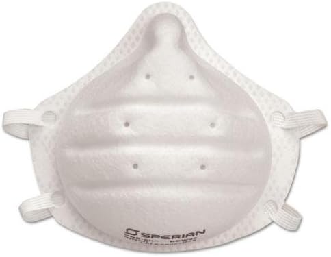 Sperian Protection 14110444 ONE-Fit N95 Single-Use Molded-Cup Particulate Respirator, White, 20/Box