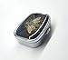 Steampunk BeeCustom Fashion Style Rectangle Pill Box Silver Jewelry Box,Coin Purse