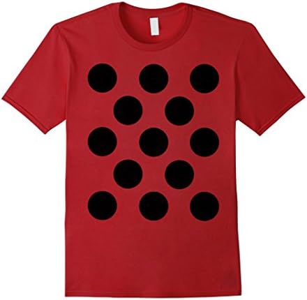 Mens Ladybug T-Shirt Funny Costume Shirt XL Cranberry
