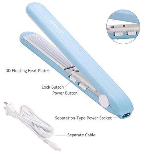 UPGRADE Mini Bag Sealer for Food Storage, Mini Sealing Machine Heat Seal Portable Heat Sealer Resealer Handheld Kitchen Gadgets for Chip Bags, Plastic Bags, Color Street Nail Strips, Mylar Bags - Blue