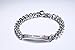 VEBE BLOOD THINNER- 8mm Surgical Steel Medical Alert ID Idenfication Chain Bracelets, Black Deep Engraving