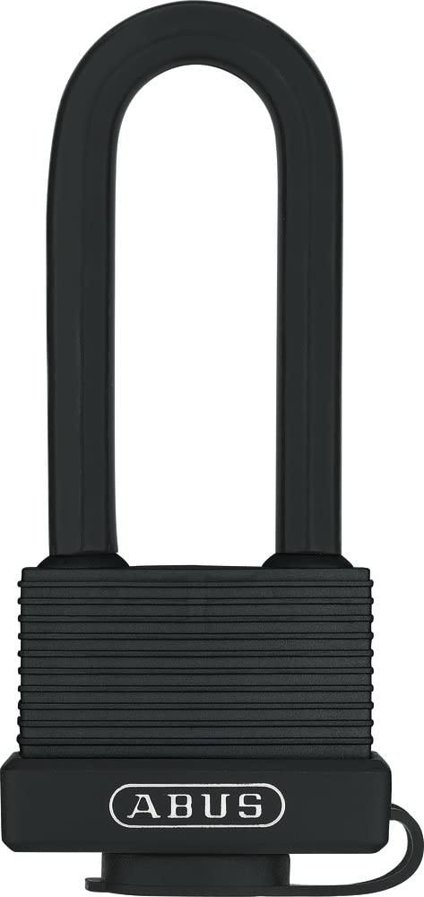 ABUS brass padlock 70/45HB63 with high shackle - weatherproof - brass lock body - impact-resistant plastic coating - security level 5