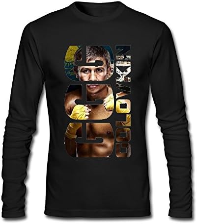 JOHNGBS Gennady Golovkin Ggg Mens T-Shirt Custom Cool US Size L Color Black