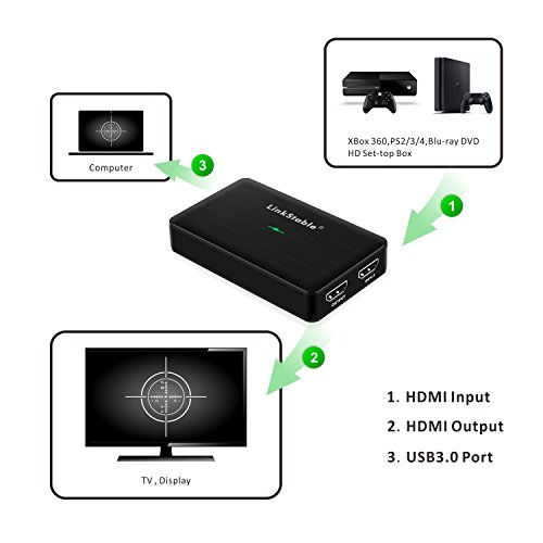 LinkStable-HD-Game-Capture-Card-1080P-60FPS-Live-Streaming-Game-Recorder-Device-for-PS4-Xbox-Wii-U-Gameplayer-USB-30-to-HDMI-Video-Audio-Converter