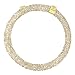 Swarovski Crystaldust Double Bangle Bracelet, Golden Crystal - Small