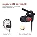 Redlink Wireless Bluetooth V4.1 Headphones Waterproof Noise Isolating In-Ear Earbuds with Microphone and Secure Ear Hooks