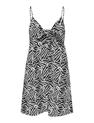 ONLY Onlnova Life Elite Jules Dress AOP Robe, Noir, S Femmes