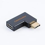 Right Angle USB C Male to Female Adapter [3-Pack], CableCreation 90 Degree USB 3.1 USB C Extension Adapter (3A/10G) for MacBook (Pro), Pixel 2 XL, Laptop & Tablet & Mobile Phone,Oculus Quest Link