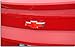 Rear Bowtie Emblem Overlay Decal - Fits 2010-2013 Camaro LS, LT, RS, SS - (Color: Black with Red Outline)