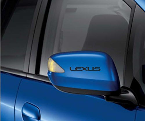 4x Lexus Car Wing Mirror Decals Stickers Adhesives Premium Quality IS 200 LS400