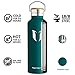 Super Sparrow Insulated Water Bottle with Straw - 25 oz - Reusable Leak Proof Thermos - BPA-Free Kids Water Bottle Stainless Steel - 2 Lids Metal Water Bottle for Sports, Travel, Camping