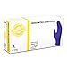 SupplyMaster SMINE4L Indigo Nitrile Exam Disposable Gloves - 4 Mil, Powder Free, Non-Sterile, Latex Free, Textured, Ambidextrous, Large, Pack of 400