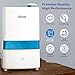 LEVOIT Cool Mist Humidifier for Bedroom, 4.5L Ultrasonic Air Vaporizer Humidifier for Babies, Large Room and Nursery, Essential Oils, Whisper-Quiet, Auto Shutoff, Lasts up to 40 Hours