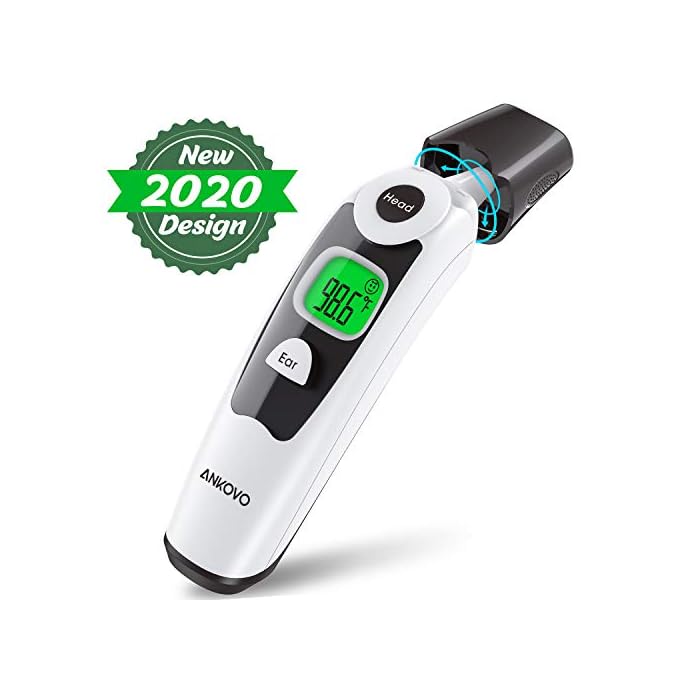 Baby Thermometer- Medical Digital Infrared Forehead and Ear Thermometer for Fever, Clinically Approved Temporal…