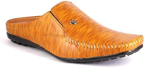Latest Shoes Tan Slip-On Mule for Men
