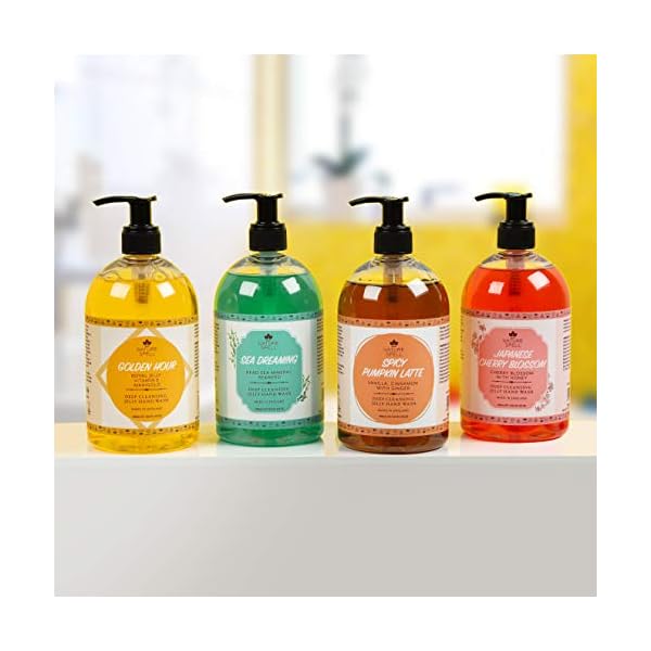 Nature Spell Japanese Cherry Blossom & Honey Jelly Hand Wash 500 Ml - Luxuriously Moisturising And Deeply Cleansing Hand…