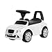 Evezo Bentley Continental Gt Speed, Ride-On Toy Car for Kids, Full Steering, Adult Push, Licensed (White) (326-BENTLEY-RIDEON-WHITE)