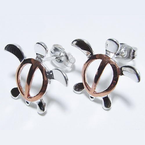 Amazon ハワイアンジュエリー ホヌピアス シルバー ピンクゴールド ピアスキャッチ 通販