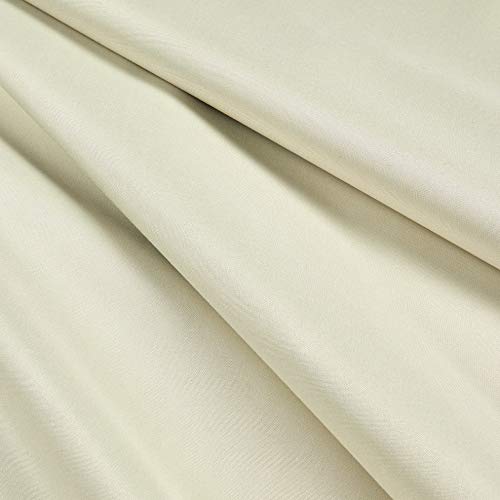 Hanes Drapery Lining Blackout Eclipse Ivory, Fabric by the Yard