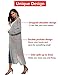 Womens Long Knit Cardigan Sweater Casual Loose Fit Fall Thin Lightweight Long Sleeve Open Cardigan Rib Knit Sweater Grey