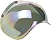 Biltwell Smoke Tint Bubble Shield (Rainbow Mirror, One Size)