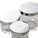 U.S. Acrylic Premium Quality Plastic Bathroom Vanity Canister Set of 3 | Signature Collection