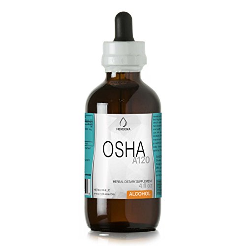 image for HerbEra Osha Alcohol Herbal Extract Tincture, Super-Concentrated (Bear