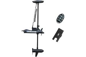 PARKHO HASWING Electric Trolling Motor – 12V 55LB 48 Inch Shaft Cayman B Bow Mount Boat Fishing Saltwater Freshwater with Remote Control and Quick Release Bracket 50700-120B_Q