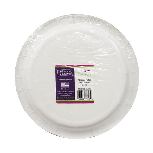 Nicole-Home-Collection-24-Count-Brushstrokes-Dinnerware-Paper-Plate-10-Inch Nicole-Home-Collection-24-Count-Brushstrokes-Dinnerware-Paper-Plate-10-Inch