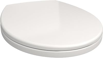 AAN Soft Close White Toilet Seat Quick Release UF Material Top Fitting Oval