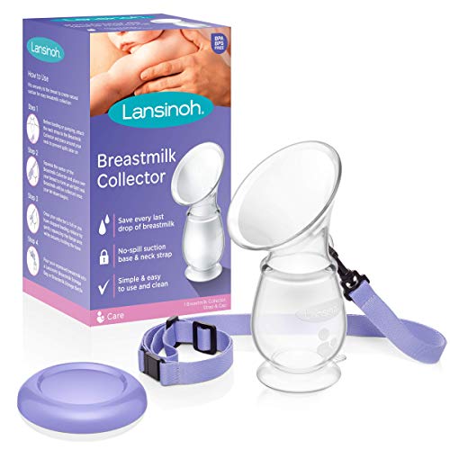 colector de leche materna lansinoh para madres lactantes