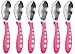 Gerber Stainless Steel Tip Kiddy Cutlery Spoons, 6 Pack (Pink)