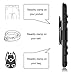 Aristo 3 Case, Aristo 2 & Plus, Rebel 4 LTE, Aristo 3 Plus, Tribute Empire & Dynasty, K8S, Zone 4, Fortune 2, K8+, Risio 3, Phoenix 4 Heavy Duty Case w/ Screen Protector & Kickstand & Belt Clip