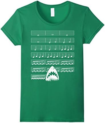 Women's Funny Music Tshirt for Musician XL Kelly Green