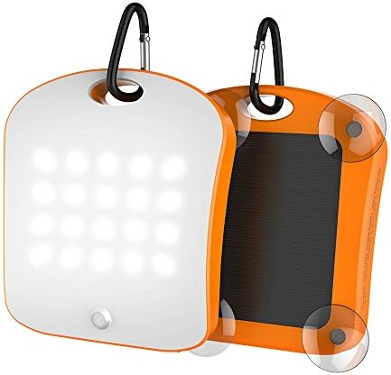Solar Charger,KRTOTAI 6000mAh Solar power bank with 2 USB 2.1A Output Suitable for charging USB Device,Outdoor ,Indoor, Camping,Garage,Garden and More (Orange)