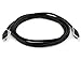 Monoprice S/PDIF Digital Optical Audio Cable - Toslink to 3.5mm Male Mini Toslink, 5.0 mm Outside Diameter, 6ft, Black