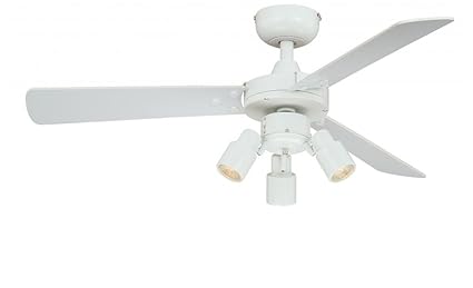 Vaxcel F0034 Cyrus Ceiling Fan 42 White Finish Amazon Com