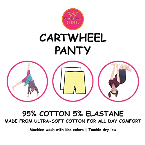 WunderGirl Girls’ Play Shorts Under Dress Dance and Cartwheel Bike