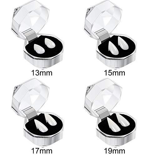 5 Pieces Vampire Fangs Kit 4 Sizes Custom Fangs Vampire Teeth Fake