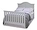 Thomasville Kids Southern Dunes Lifestyle 4-in-1 Convertible Crib, Pebble Gray, Easily Converts to Toddler Bed Day Bed or Full Bed, Three Position Adjustable Height Mattress (Mattress Not Included)