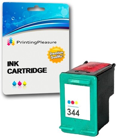 Printing Pleasure COLOUR Remanufactured Printer Ink Cartridge for Officejet 100 Mobile 6210 6215 7210 7310 Photosmart 2575 Pro B8330 DeskJet 460 6620 6840 9800 | Replacement for 344 (C9363EE)
