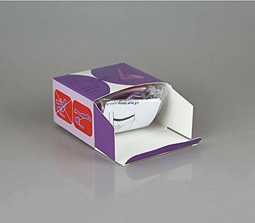 Easyinsmile Laddy/Women Portable Travel Urinal Funnel Device Female Outdoor Stand Up Pee Urination Device 2pcs/Pack (Purple)