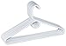 1InTheHome Heavy Duty White Hangers Tubular Plastic Hangers, Set of 24 (Heavy Duty)