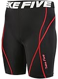 New 202 Black Skin Compression Tights Base Layer Running Shorts Men