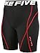 New 202 Black Skin Compression Tights Base Layer Running Shorts Men
