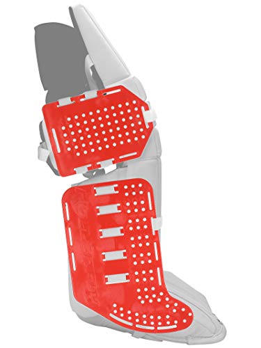 Rollerfly Goalie Slide Plates for Inline Or Ball Hockey (Red)